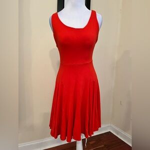 Amanda Uprichard Red Jersey Knit Dress‎
